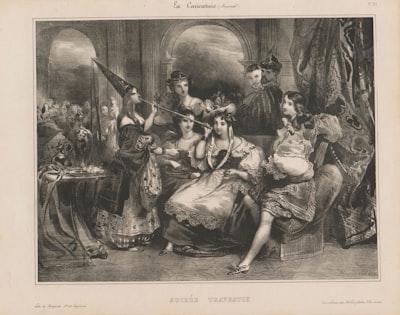a group of people sitting around a table